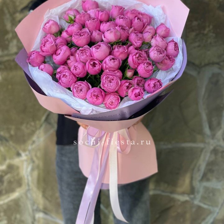 Букет "Пионки" в Иркутске