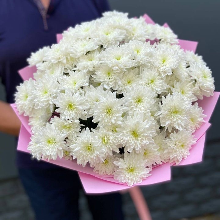 Букет 15 хризантем  в Иркутске