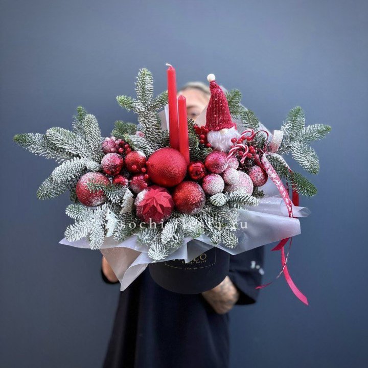 Композиция "Мери крисмас ред" в Иркутске