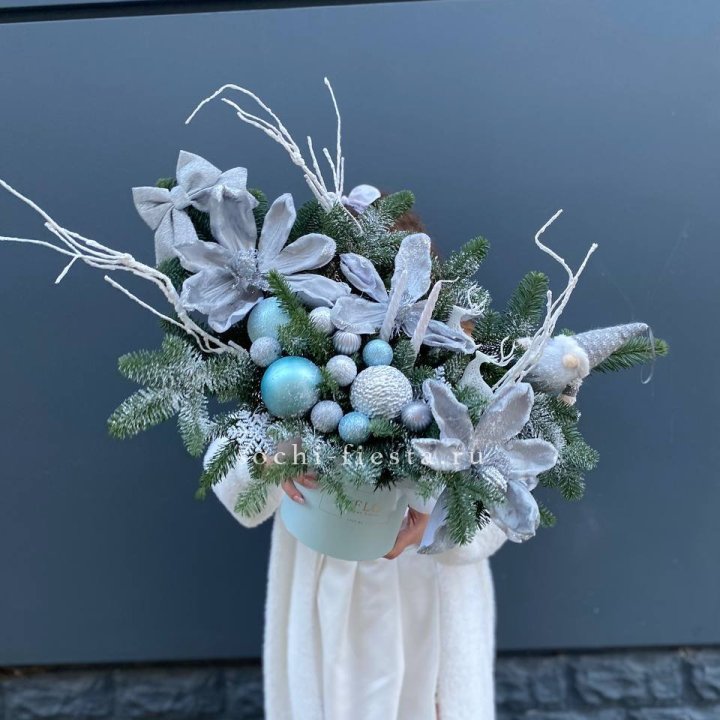 Композиция "Снежный цветок" в Иркутске