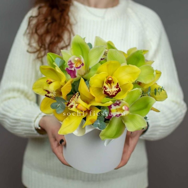 Бокс с орхидей №1 в Иркутске