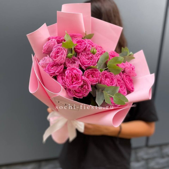 Пионовидные розы мисти баблс N.2 в Иркутске