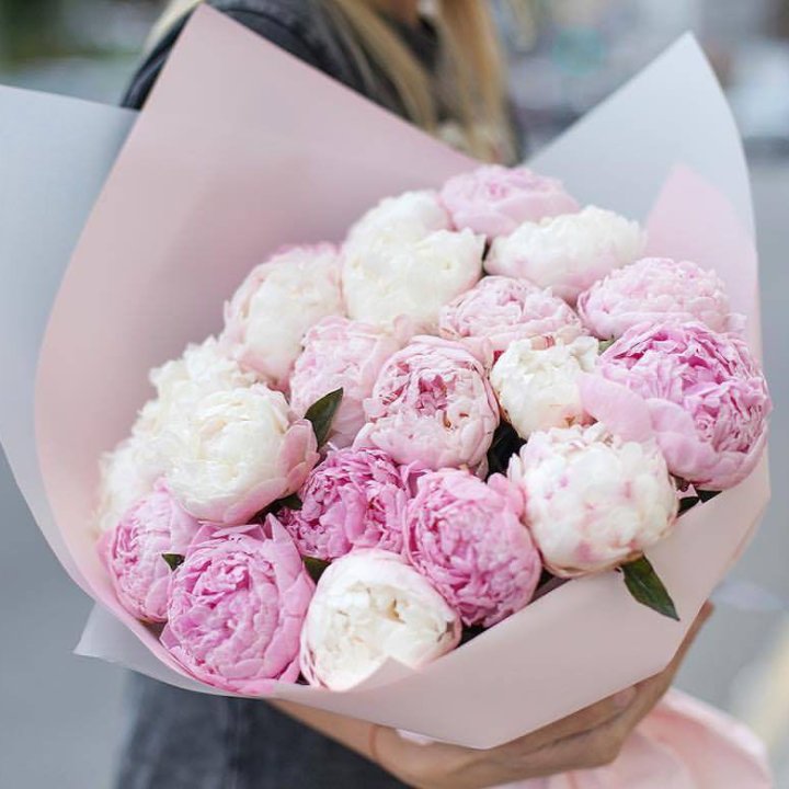 Букет пионов "Бутоника" в Иркутске