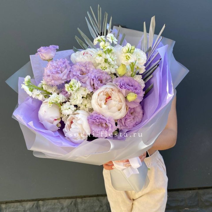  Букет "Лавандовое мороженое" в Иркутске