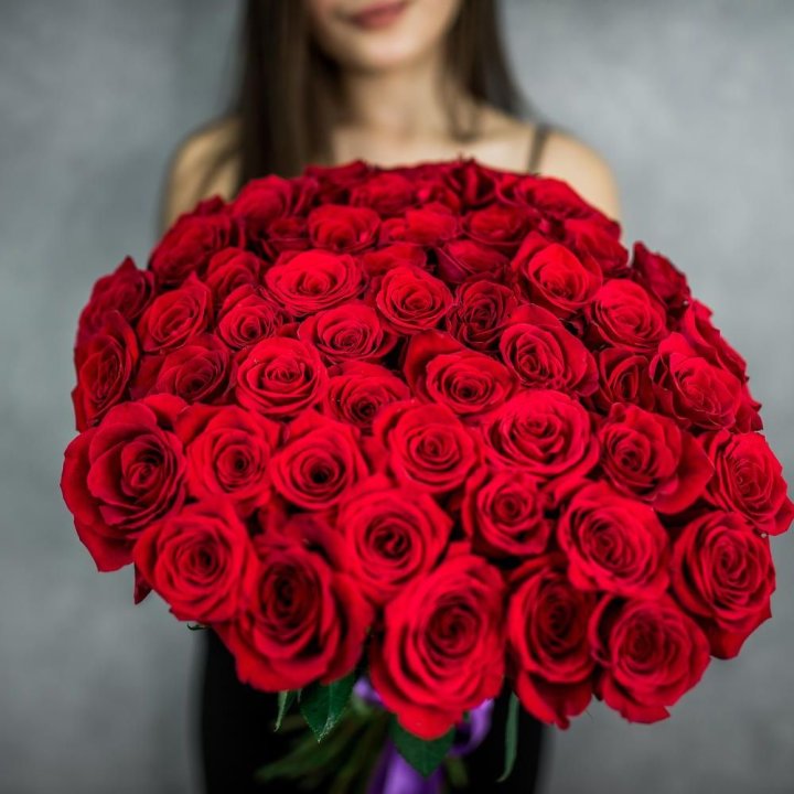 51 красная роза в Иркутске