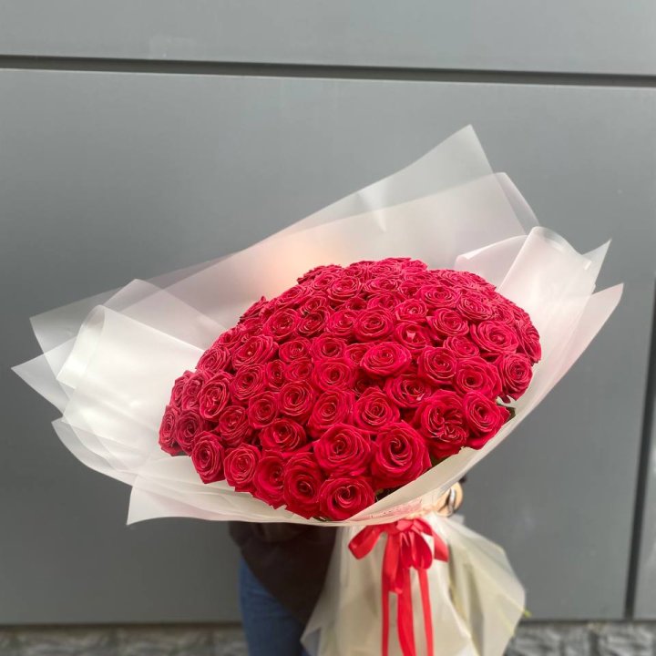 101 высокая роза в Иркутске