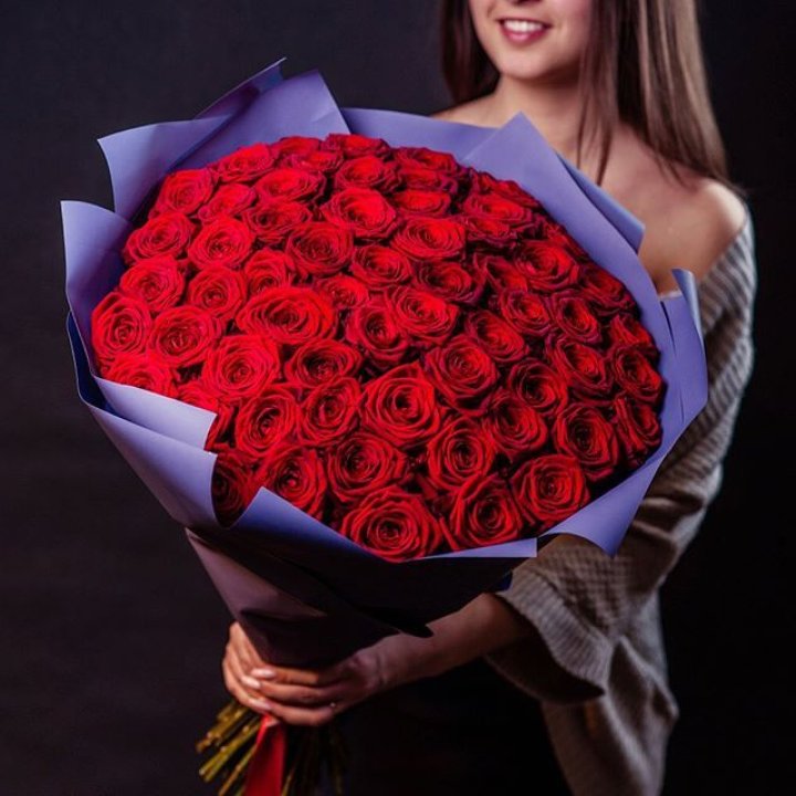 71 красная роза в Иркутске