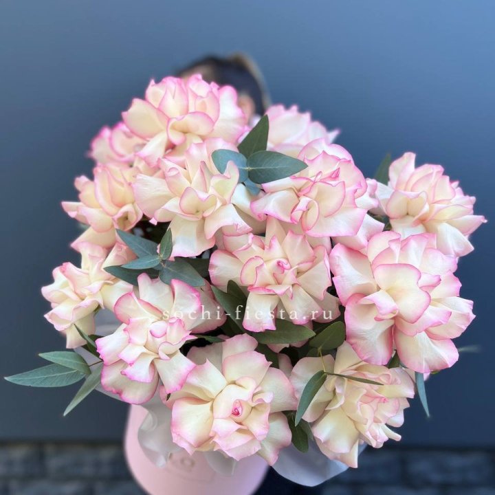 15 Французских роз Джумилия в боксе в Иркутске