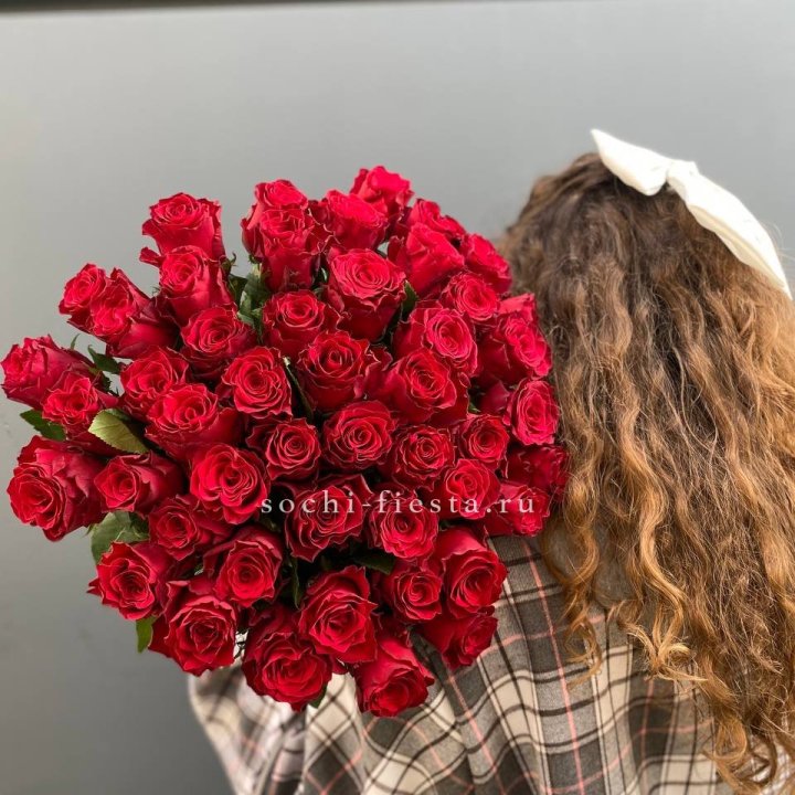 51 красная роза в Иркутске