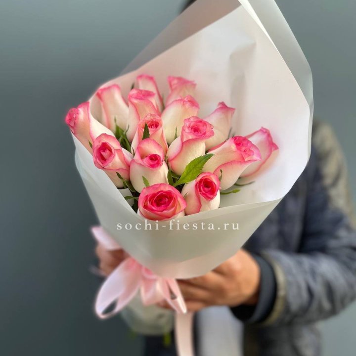 15 роз "Джумилия" в Иркутске