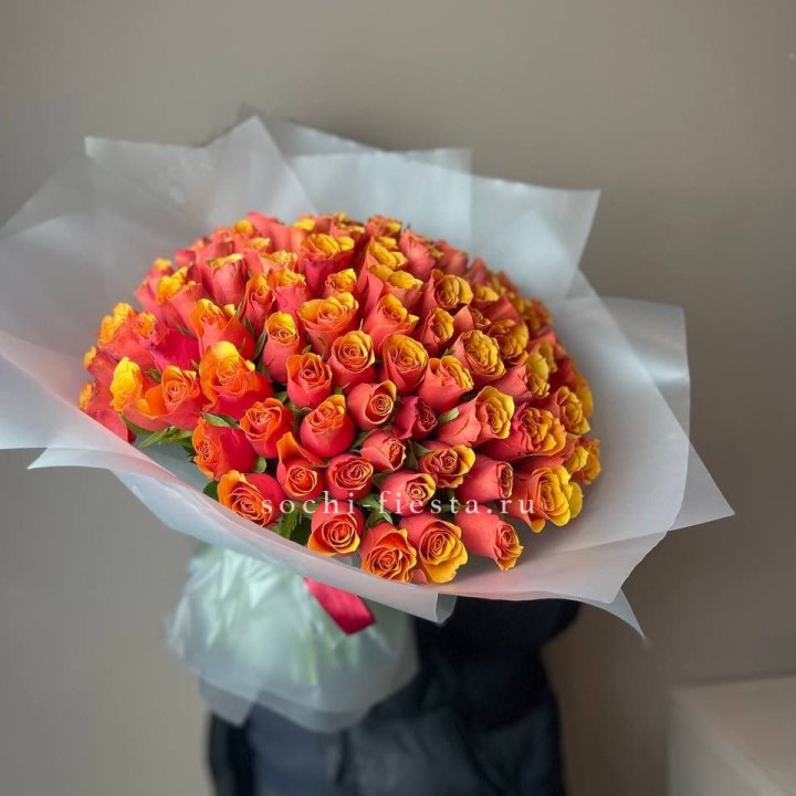 101 кенийская огненная роза  в Иркутске