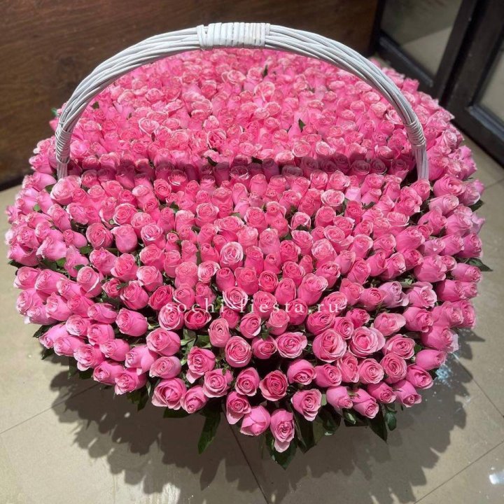 501 розовая роза в Иркутске