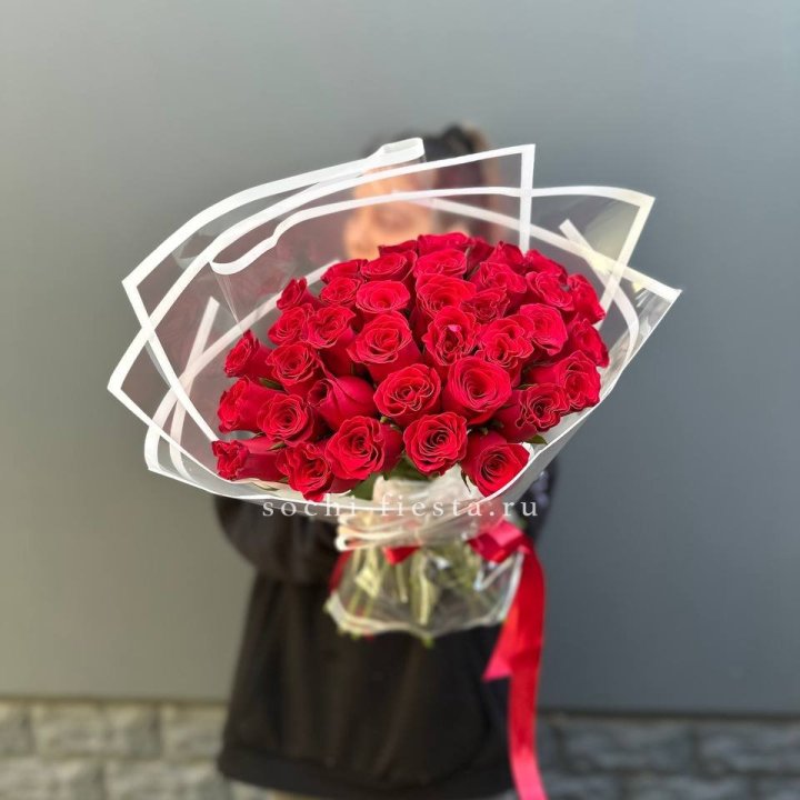 31 красная роза в Иркутске