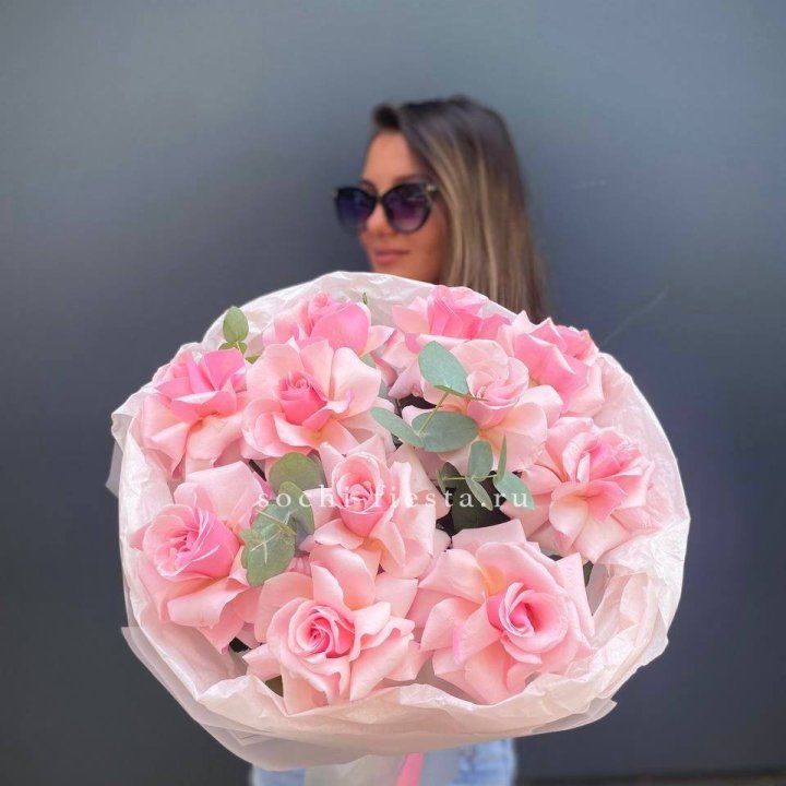 Букет роз "Минифу" в Иркутске