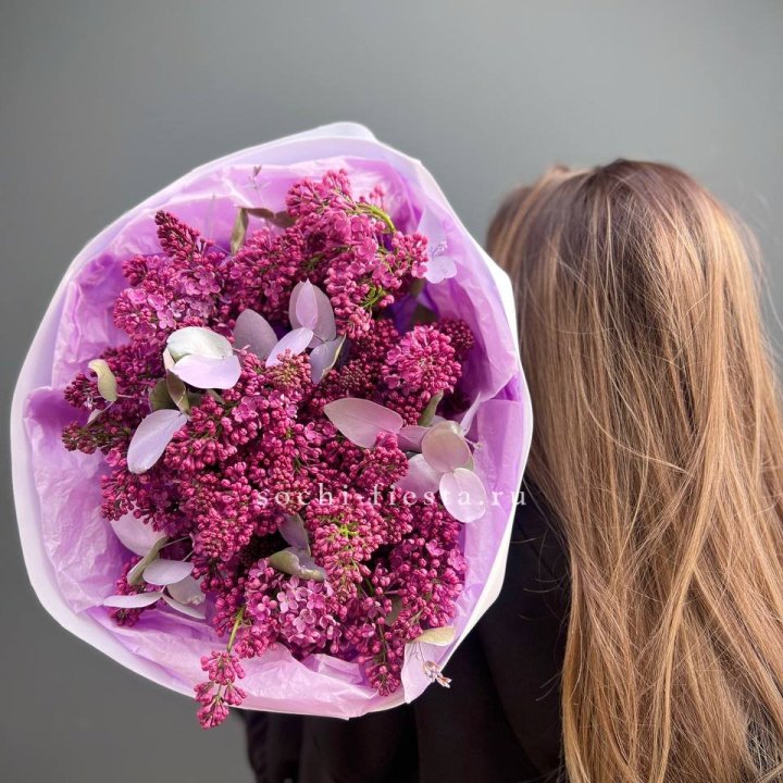 Букет сирени  в Иркутске