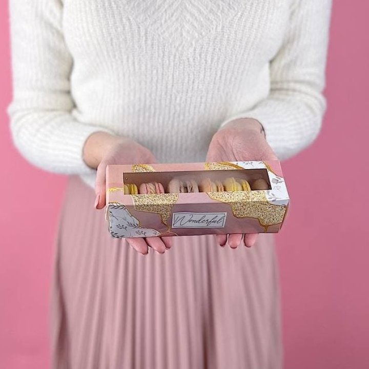 Коробка макаронс 5 шт. в Иркутске