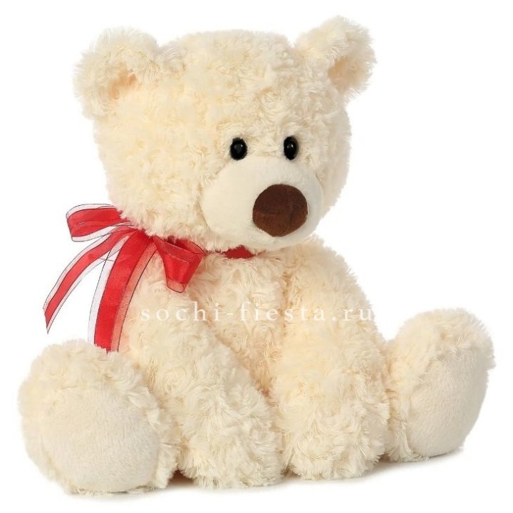 Белый плюшевый мишка  в Иркутске