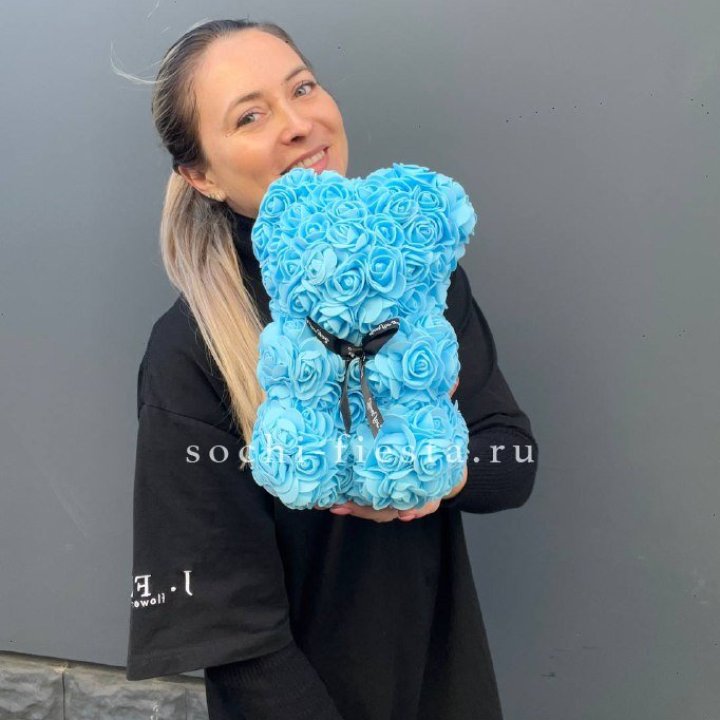 Игрушка медведь голубая в Иркутске