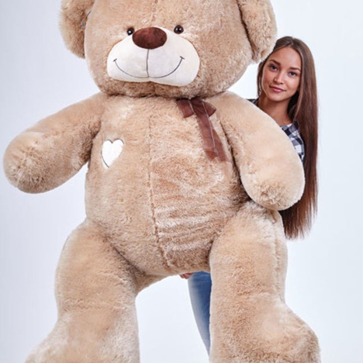 Бурый плюшевый мишка большой в Иркутске