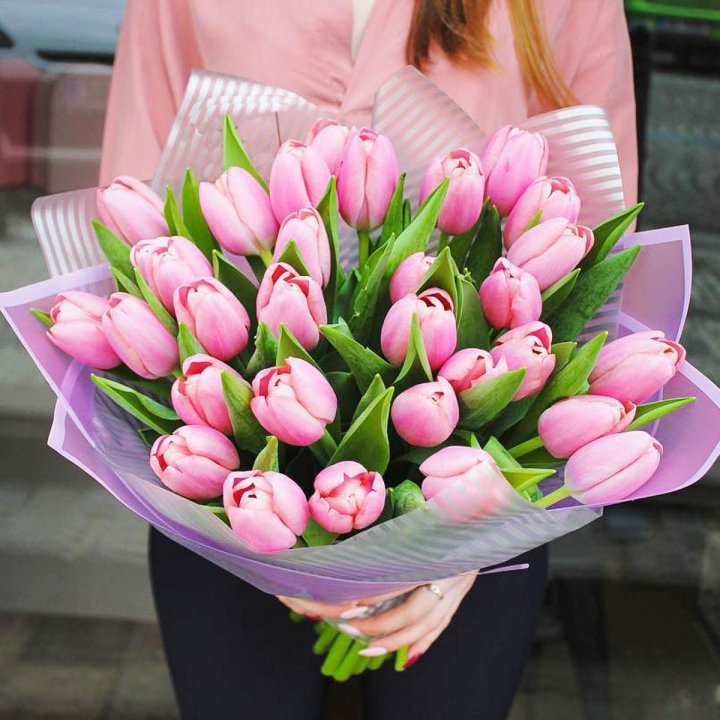 25 тюльпанов "Айс крем" в Иркутске
