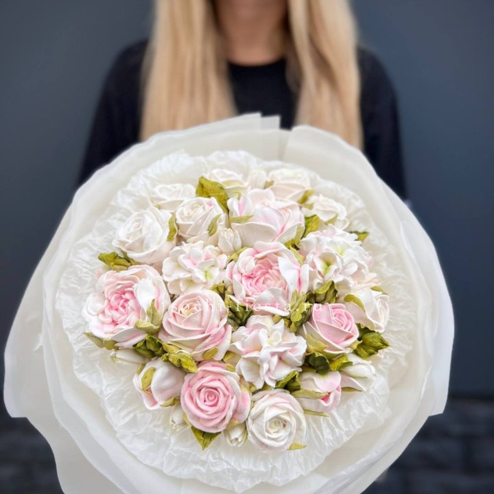 Сладкий букет из ЗЕФИРА нежный в Иркутске